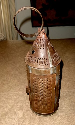 Early Tin-Punched Lantern