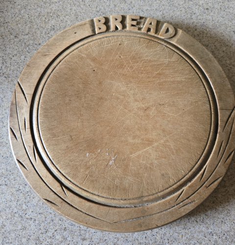 EARLY WOOD BREAD BOARD