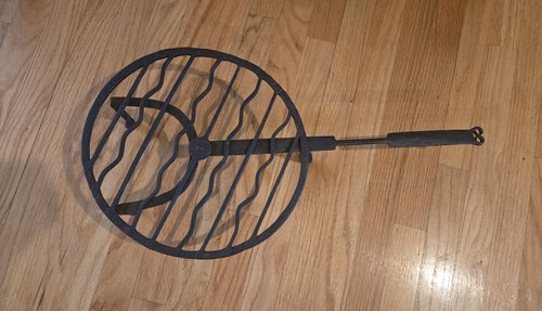 Wrought Iron Rotating Broiler