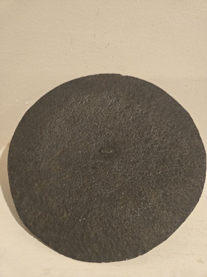 18th.c Wrought Iron Pot Lid