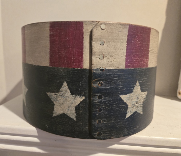 RED WHITE BLUE PAINTED MEASURE