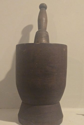 PAINTED MORTAR W PESTLE