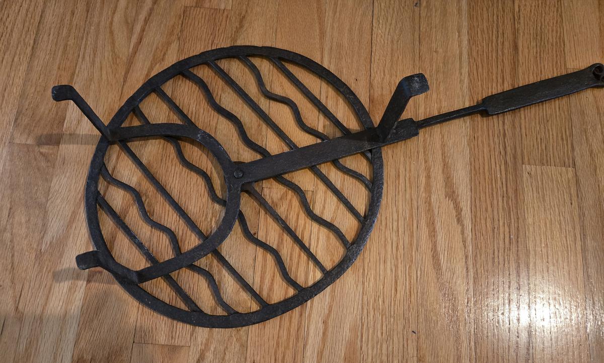 Wrought Iron Rotating Broiler