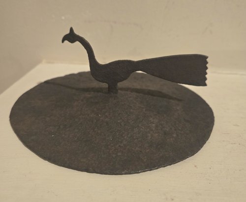 18th.c Wrought Iron Pot Lid