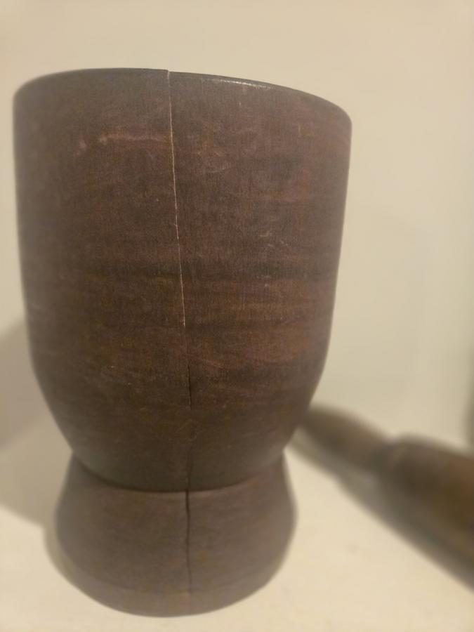 PAINTED MORTAR W PESTLE