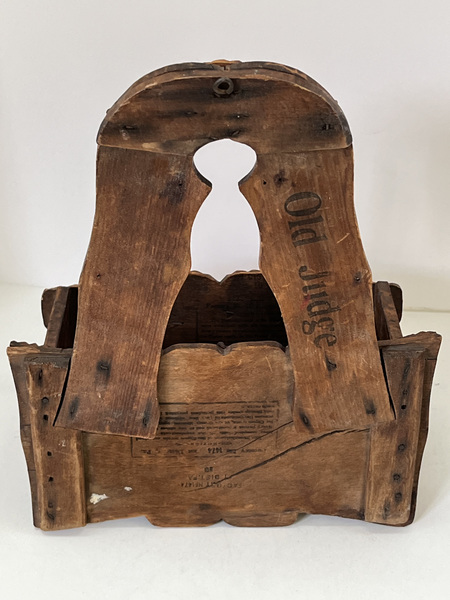 Tramp Art Comb Box