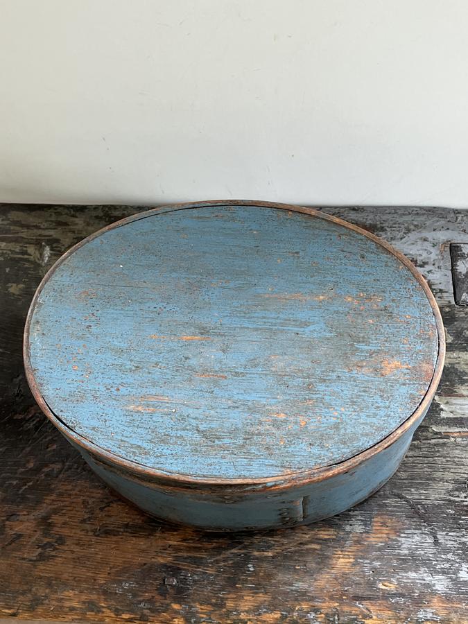 Oval Blue Pantry Box