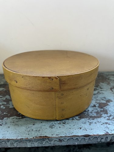 Mustard Paint Pantry Box