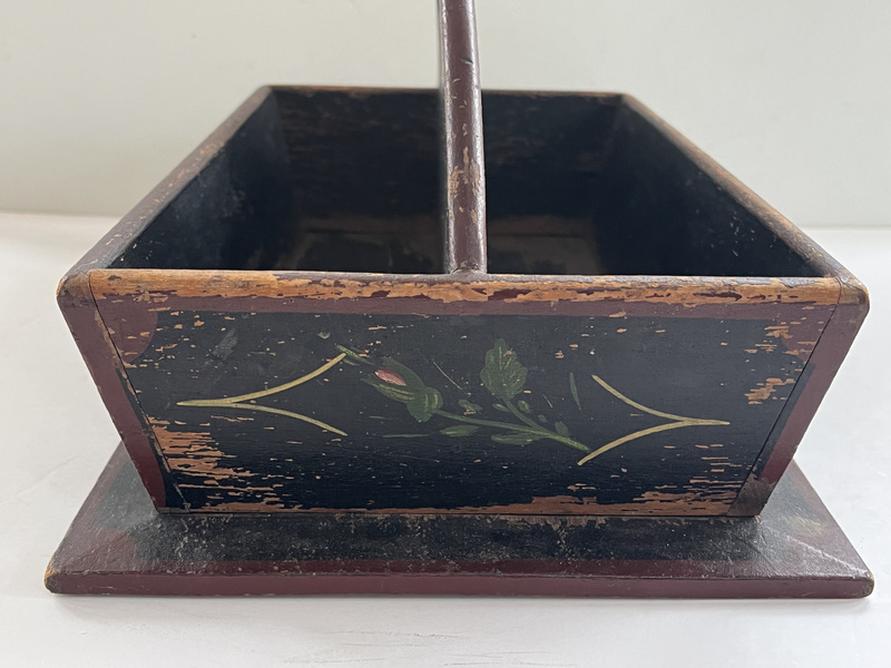 Black/ Blue Cutlery Carrier w/Heart Handle