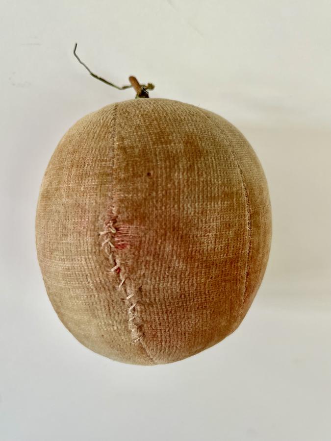 Velvet Peach Pincushion
