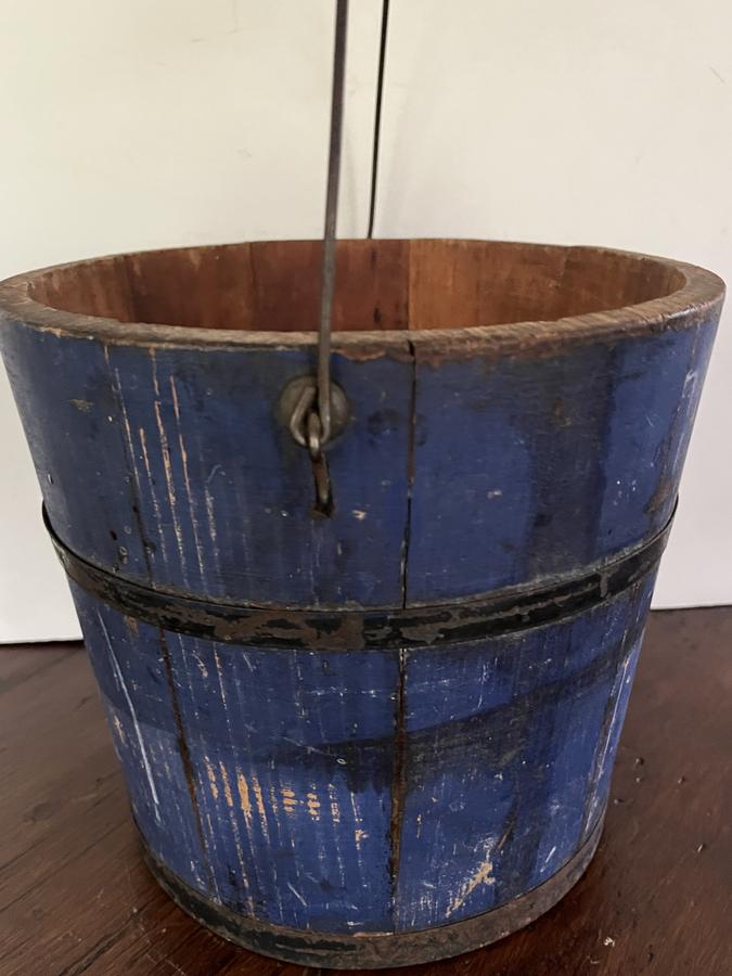 Early Blue Staved Bucket