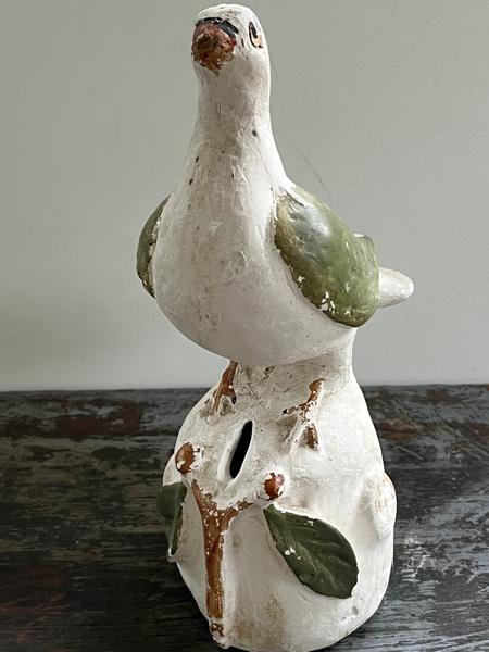 Chalk Ware Dove Bank