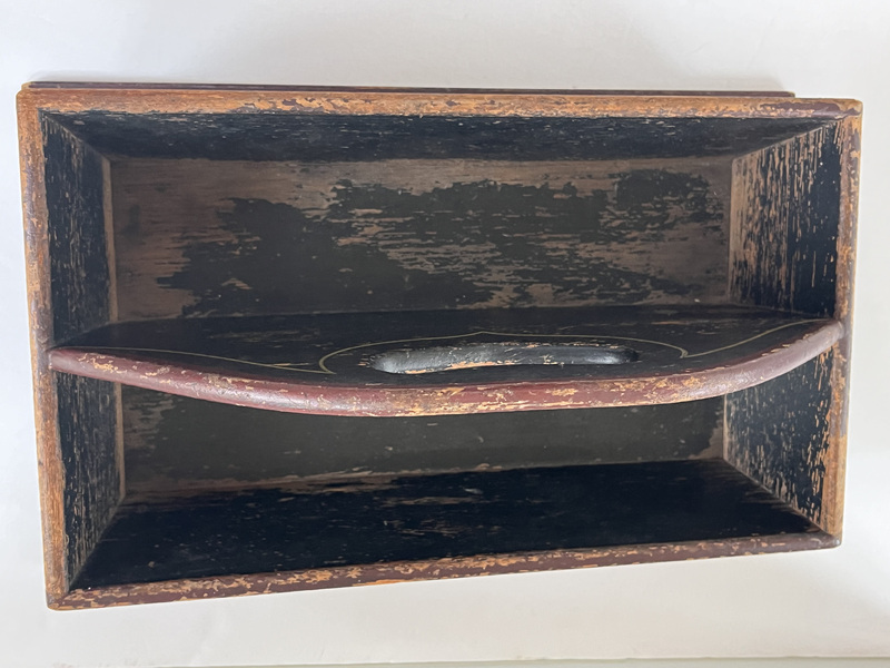 Black/ Blue Cutlery Carrier w/Heart Handle