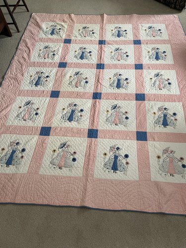 Large Hand- Sewn Quilt