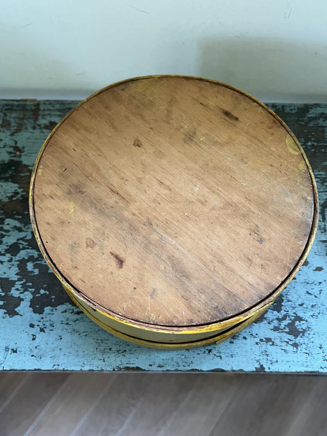 Mustard Paint Pantry Box