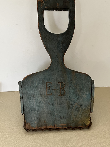 Early Blue Cranberry Scoop with Initials