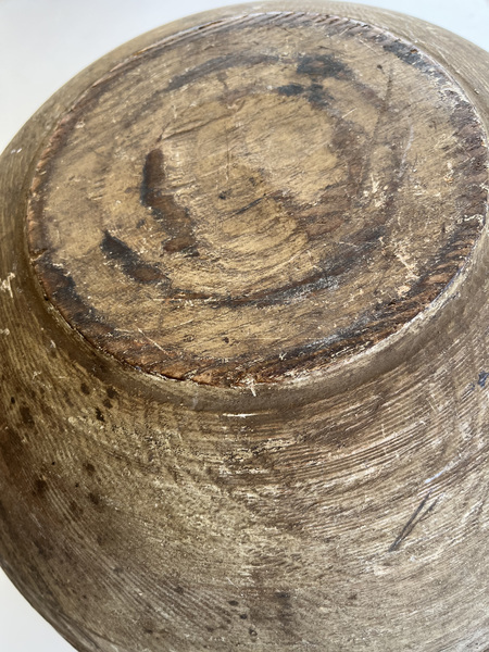 Large Putty Painted Bowl