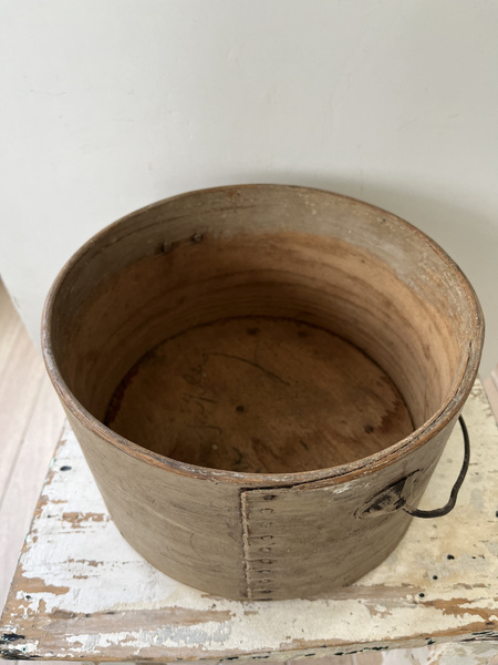 Early Putty Bale Handle Pantry Box w/ Lid