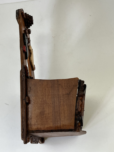 Tramp Art Comb Box