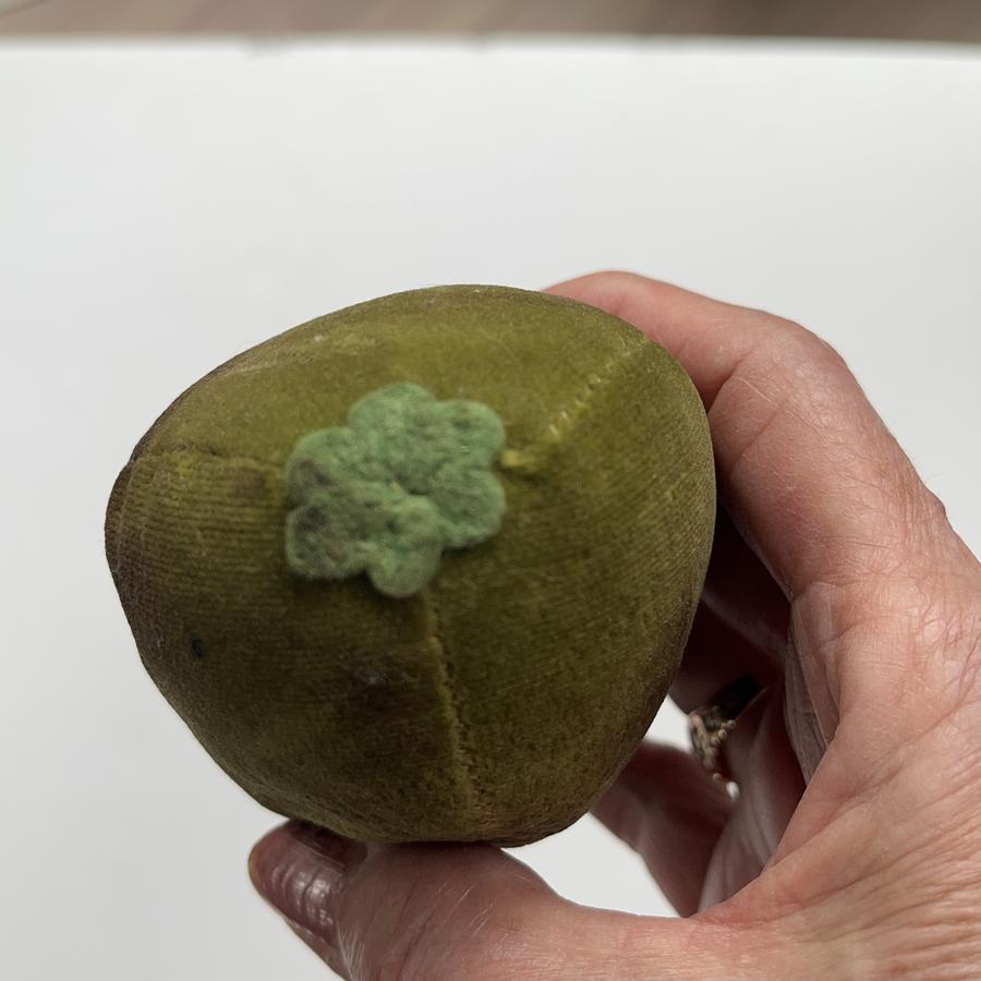 Velvet Avocado Pincushion