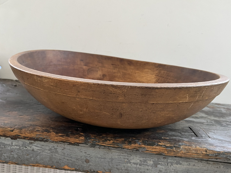 Early Butterscotch Painted Bowl