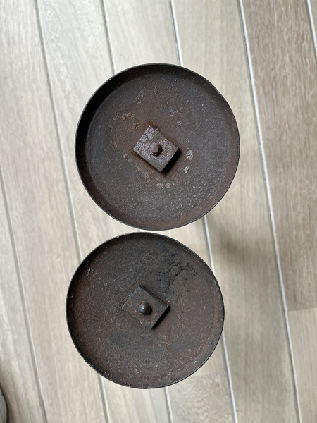 Pair of Wedding Band Hog Scrapers