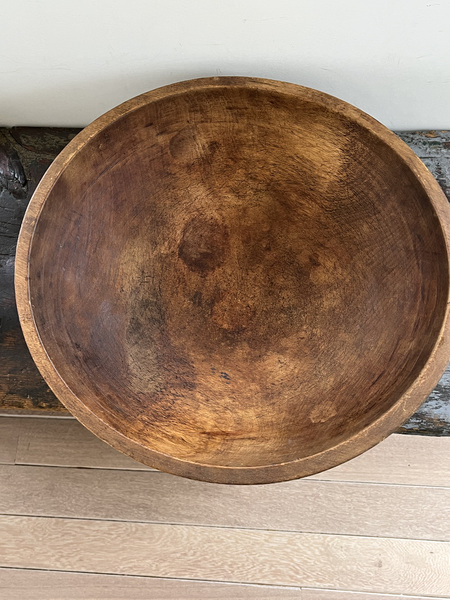 Early Butterscotch Painted Bowl