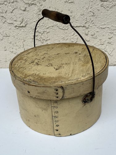 Cream Color Bail Handle Pantry Box