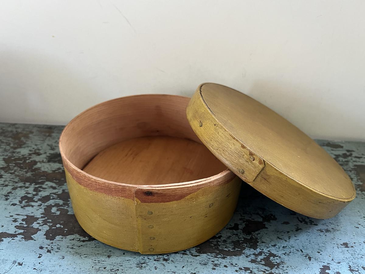 Mustard Paint Pantry Box