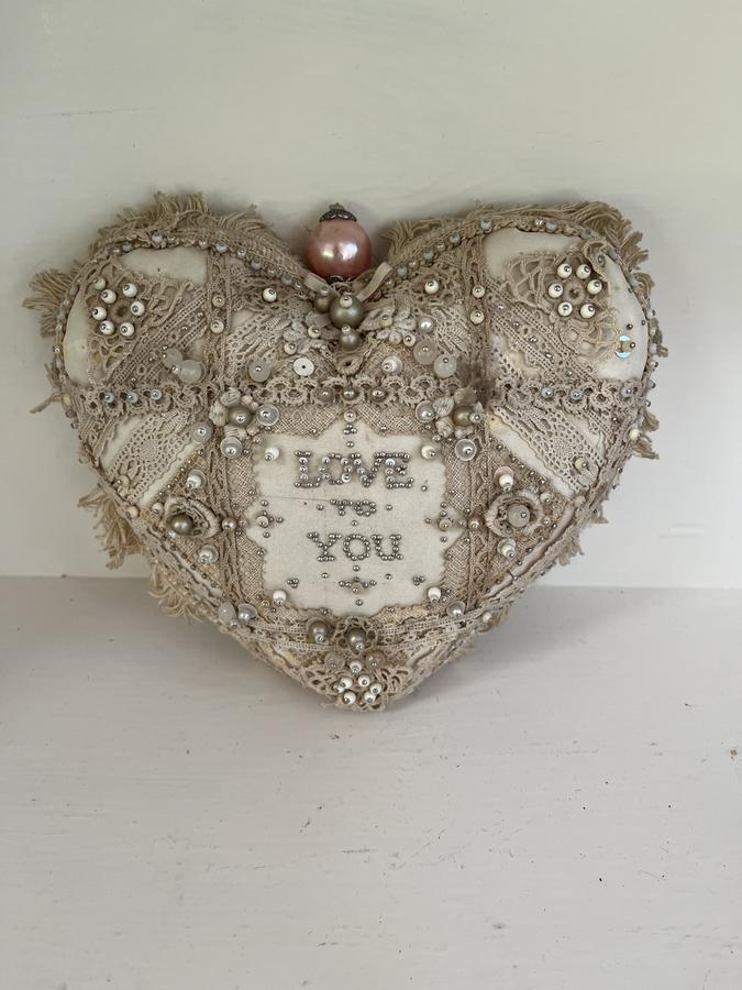 Heart Pincushion " Love To You"