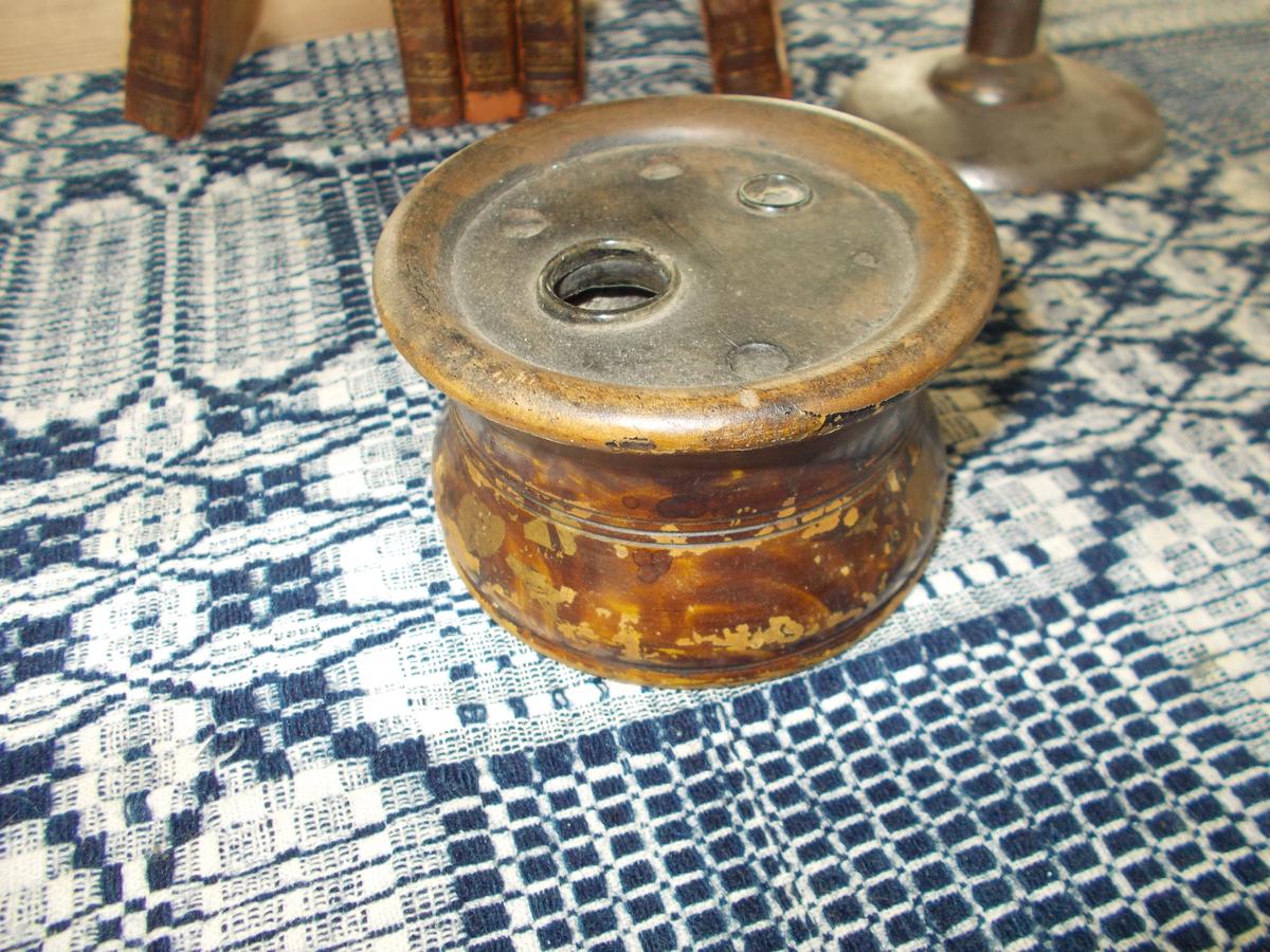 CONNECTICUT INKWELL BY SILLIMAN EARLY 1800s