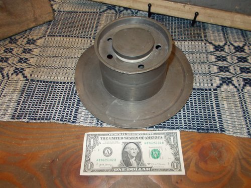 LARGE PEWTER INKWELL