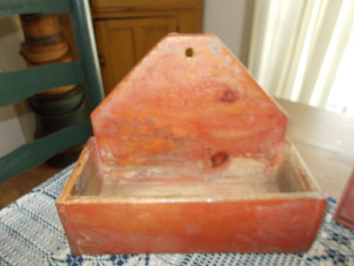 ALL ORIGINAL WALLBOX IN RED PAINT