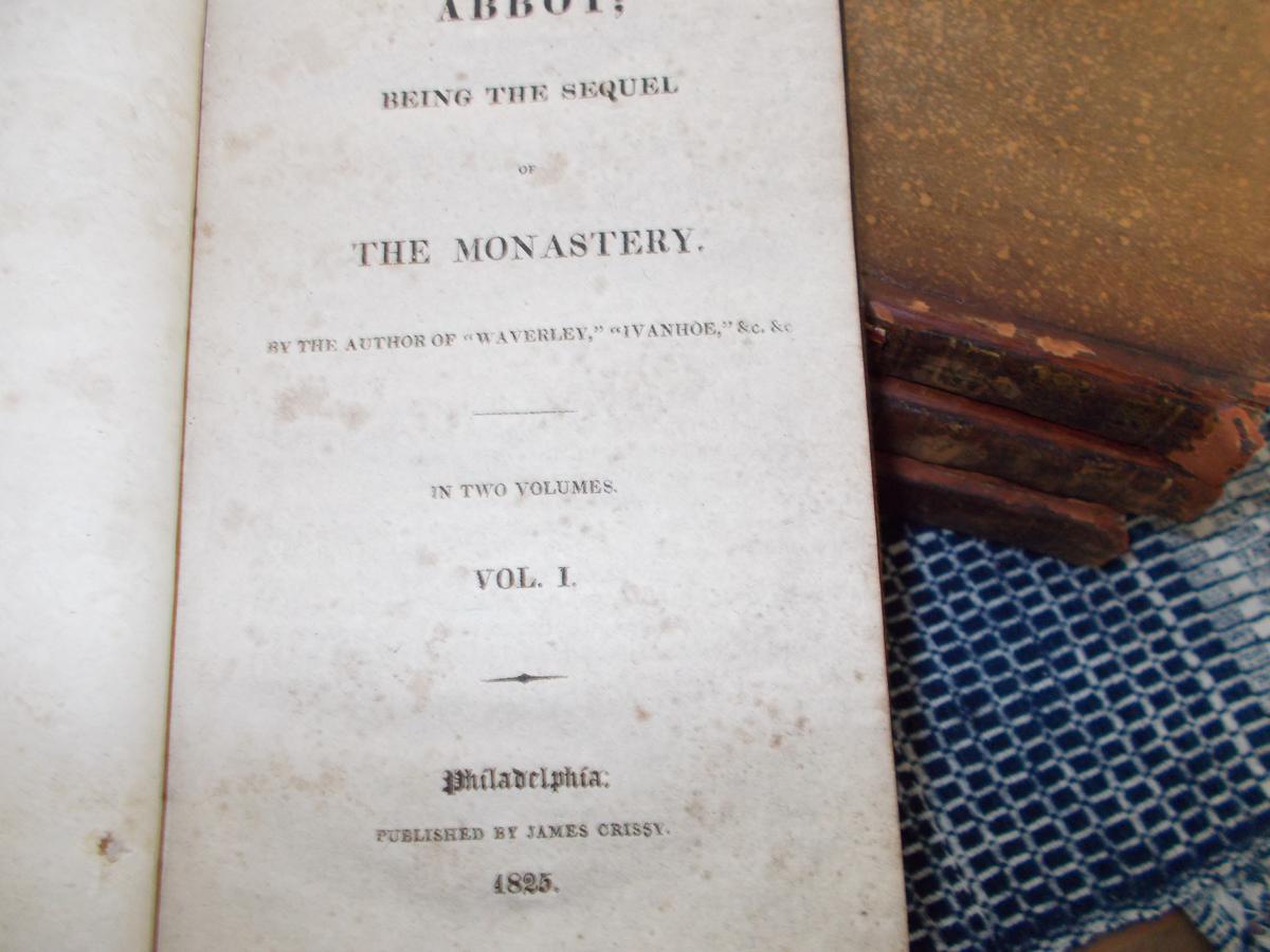 FIVE LEATHER BOOKS DATED 1926