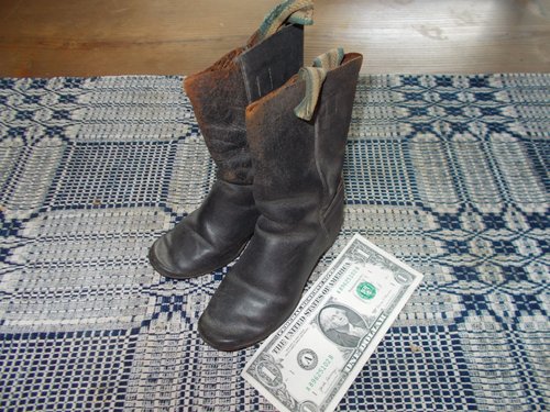 BOY'S CIVIL WAR ERA LEATHER BOOTS