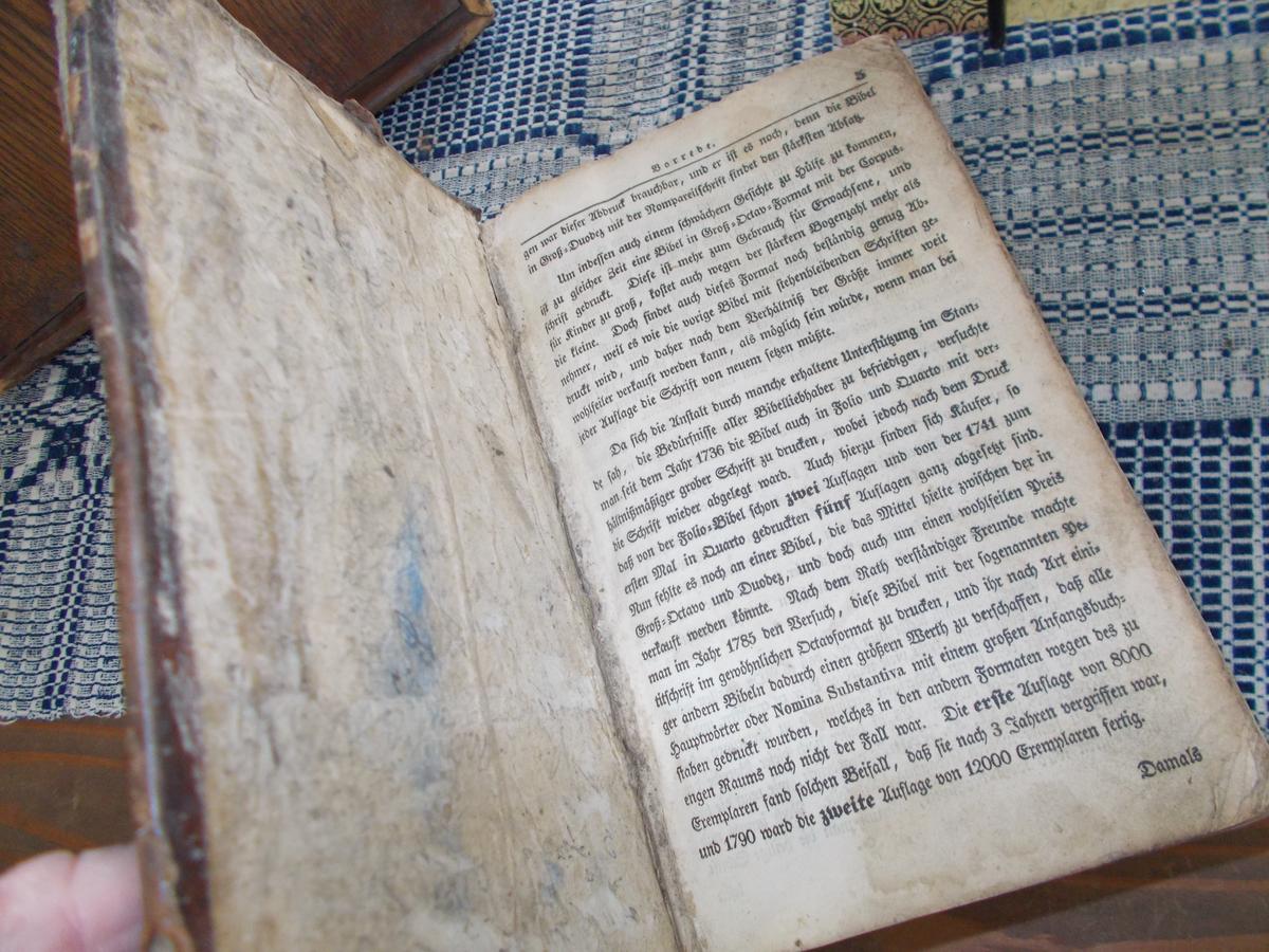 EARLY LEATHER BOOK 1843