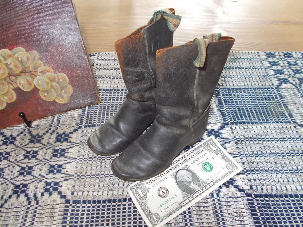 SMALLEST BOY'S CIVIL WAR ERA LEATHER BOOTS