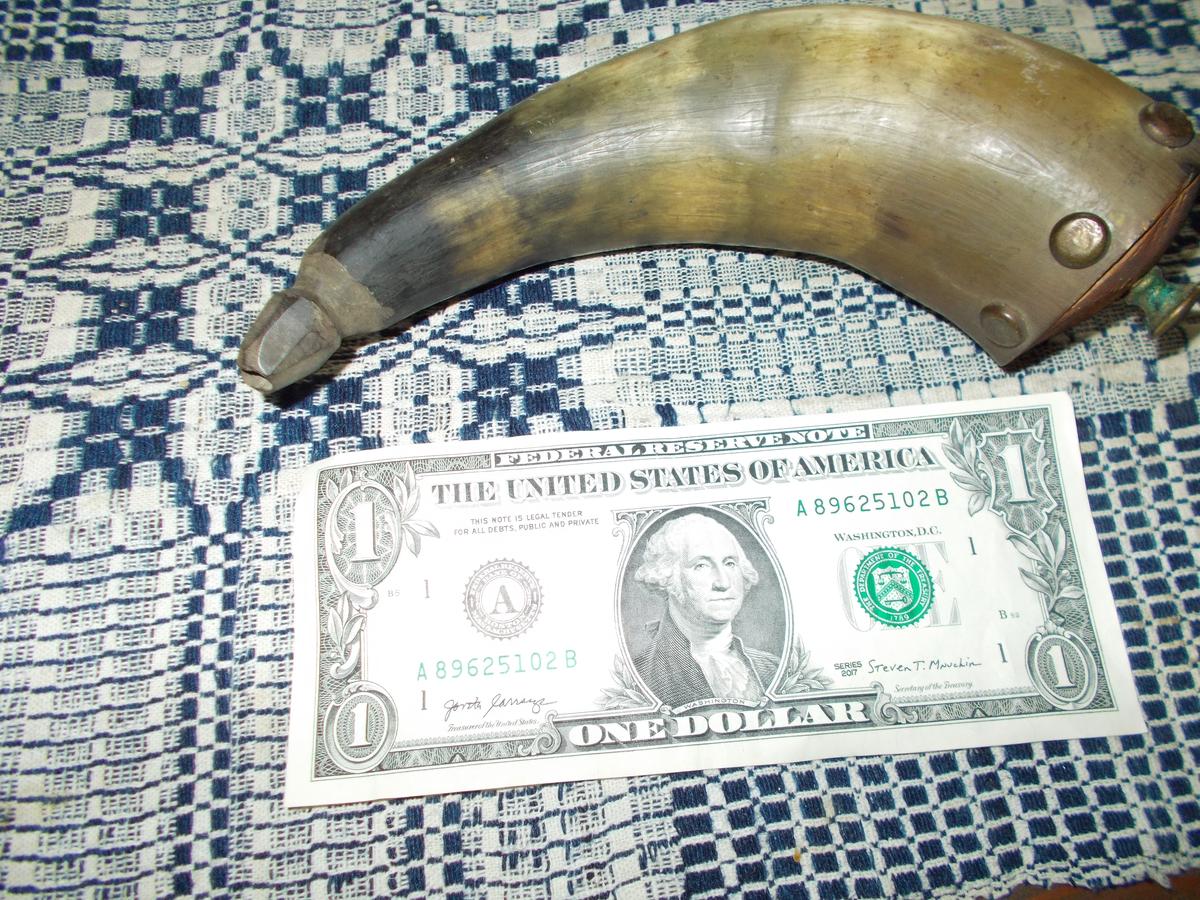 CIVIL WAR ERA POWDER HORN