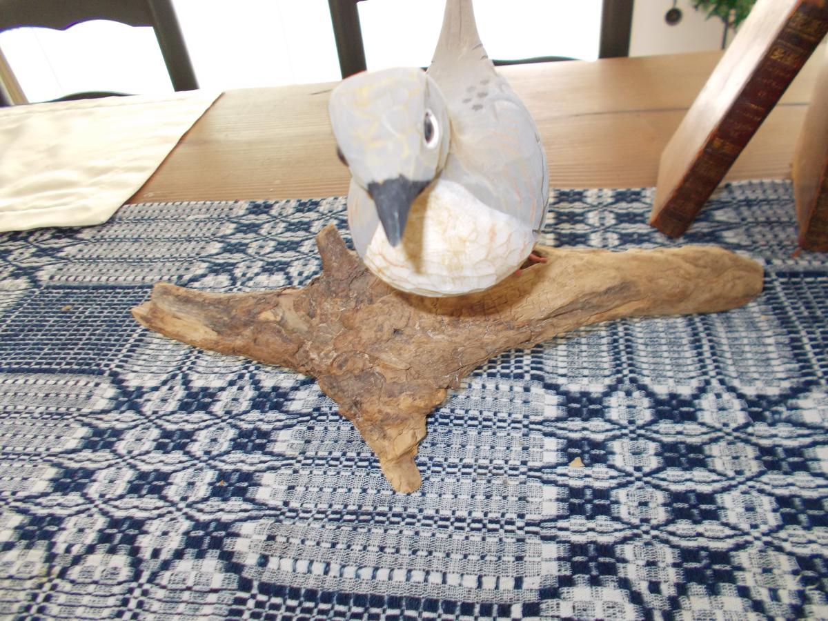 LARGE CARVED BIRD BY EDSEL MARTIN OF N. CAROLINA
