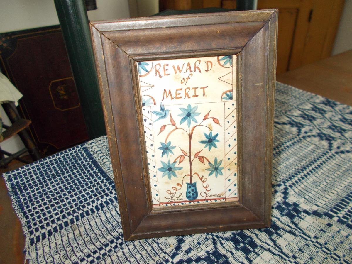 FRAMED REWARD OF MERIT