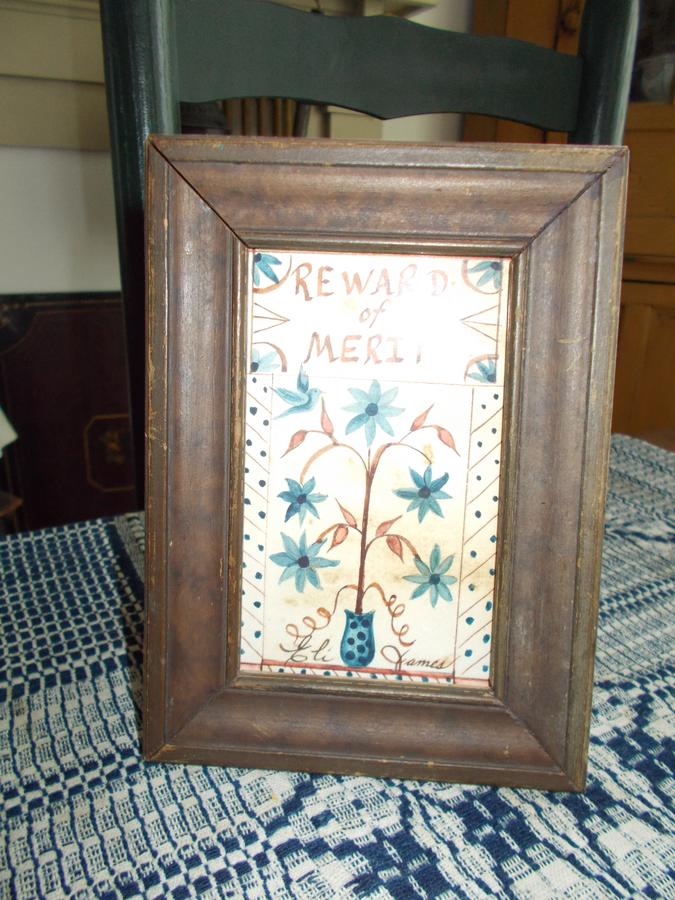FRAMED REWARD OF MERIT