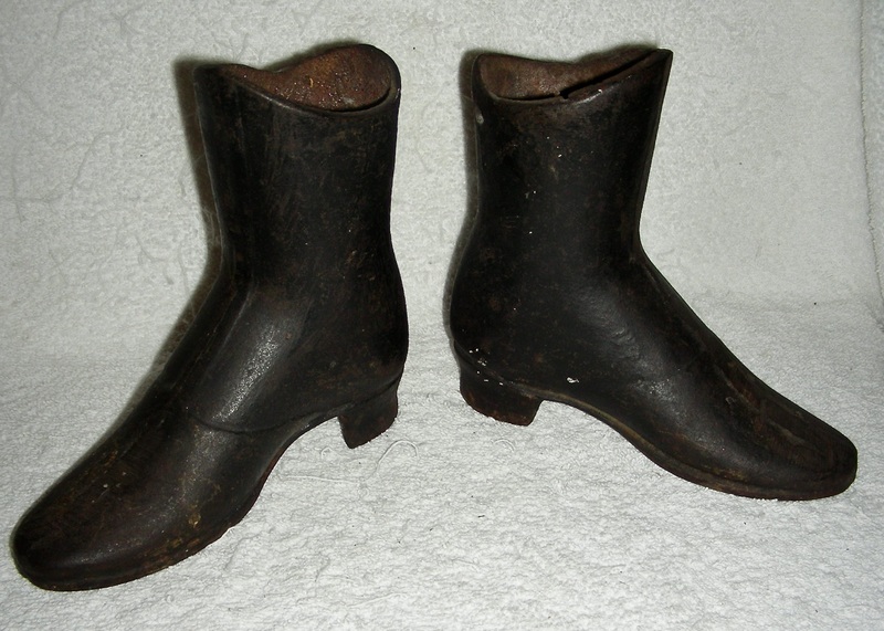 Pair of Small Sized Mannequin Boots, Late 19th C.
