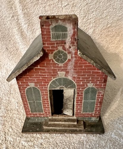 Small Wooden Cigar Box Church