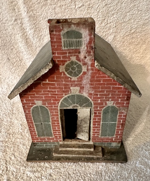 Small Wooden Cigar Box Church