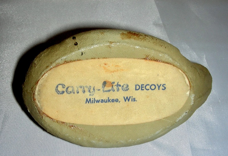 Carry-Lite Mallard Decoy, c. 1950