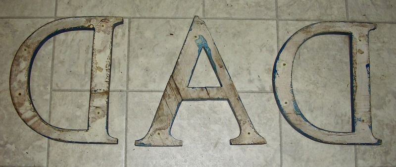 3 Early Gilt Letters: D A D