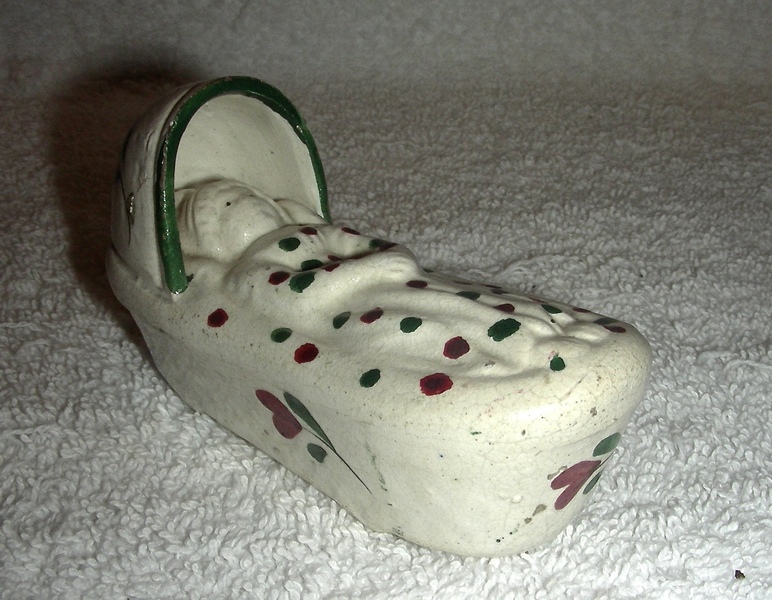 2 Staffordshire Baby in Cradles, c. 1800-1825