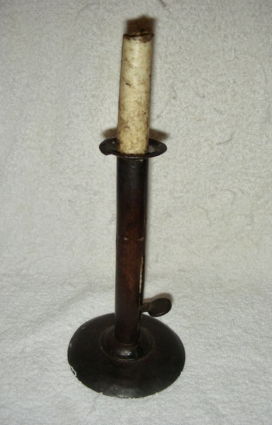 Tall Hog Scraper Push-up Candlestick