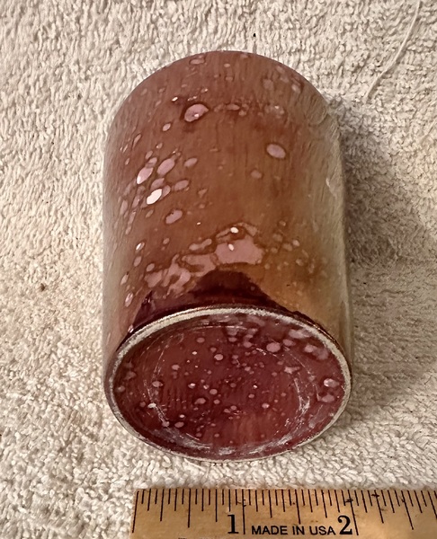 English Pink Lustre Beaker, c. 1820-1840