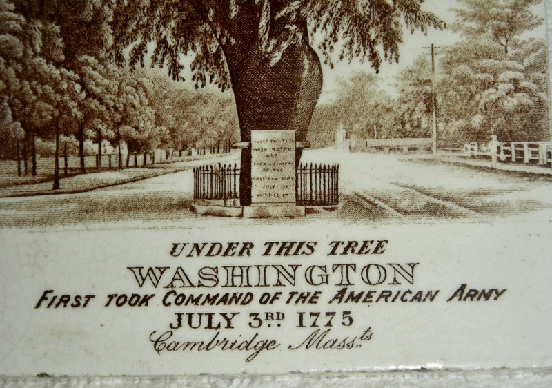 1899 Wedgwood Calendar Tile: Washington Elm